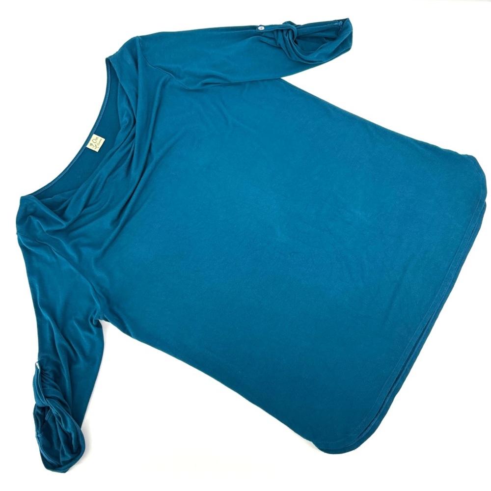 Om Grown Deep Teal Jill Top, One Size L - XXL